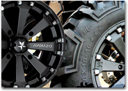 Wheels and tires for utvs and ATVs